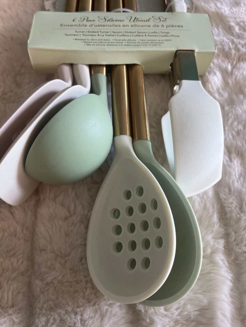 NWT CWC Cook with Color 6 Piece Silicone Utensil Set - Picture 2 of 4
